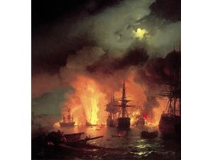 Как лейтенант Ильин спалил турецкий флот в 1770-ом году