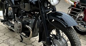 Найден советский мотоцикл КМЗ-750 в рабочем состоянии и без коляски
