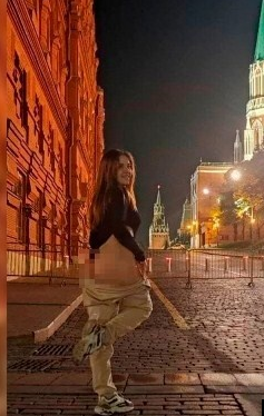 Порноактриса получила 14 суток ареста за полуобнажённые фото около Кремля
