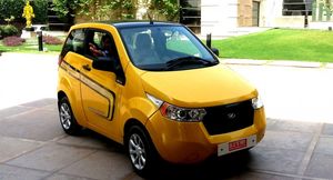 Необычный городской автомобиль Mahindra e2o