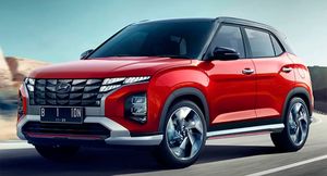 Обновленный кроссовер Hyundai Creta 2022 года показан в Сети