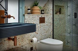 Туалет туалету – рознь! 6 вариантов стильной отделки санузла плиткой