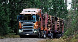 Scania и SCA создадут первый в мире 80-тонный лесовоз с аккумуляторным приводом