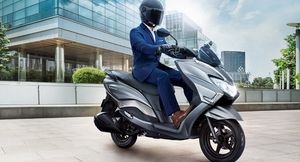 Представлена электрическая версия скутера Suzuki Burgman для рынка Индии