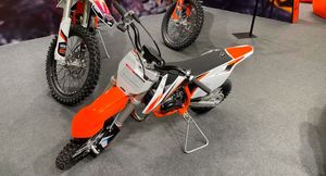 На выставке «Поехали 2021» представлен мотоцикл KTM 50 SX+