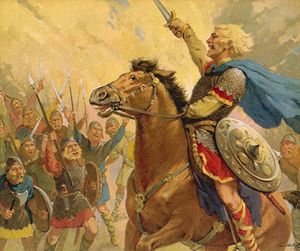Как англосаксонцы с норманнами боролись