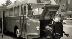 Чудо-машины прошлого: Шаромобиль, сверхнизкий грузовик и автобус с выдвижным мотором