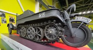 NSU Kettenkrad — военный немецкий полугусеничный мотоцикл для горной пехоты