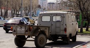 Российские и украинские машины в Сирии