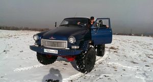 «Вот это кастом!»: «Волгу» ГАЗ-21 скрестили с армейской «Шишигой»