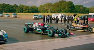 Битва чемпионов: Top Gear сравнил болиды Формулы-1 и Формулы-Е с машиной WRC