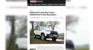 Lada Niva Travel на тест-драйве в немецком Motor Zeitung: добро пожаловать в девяностые