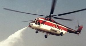 Ми-6ПЖ: Отечественный пожарный вертолёт с внутрифюзеляжным баком на 12 т воды