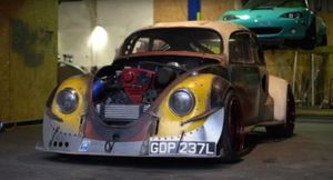 Автолюбителю потребовалось 6 лет для сборки Volkswagen Beetle на шасси BMW