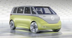 Появились первые снимки салона электровэна Volkswagen ID. Buzz