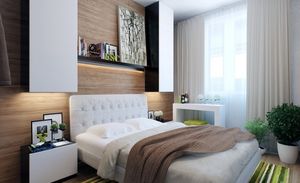Современный дизайн спальни 10 кв. м -  стильные решения