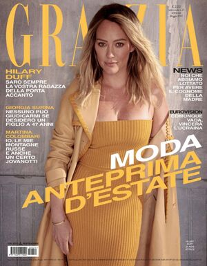 Фотосессия Hilary Duff (Grazia Magazine Italy, май 2022)