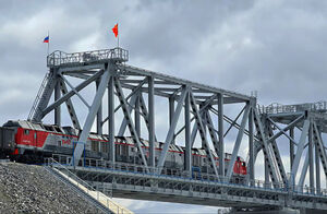 В Еврейской автономной области заработал новый железнодорожный мост между Россией и Китаем