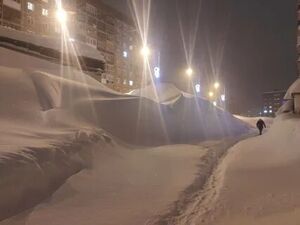 Зимний норильск