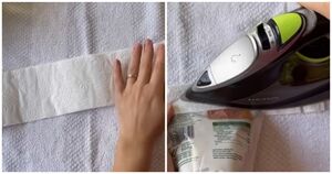 Гениальный трюк с утюгом и туалетной бумагой, который нужно знать каждой хозяйке