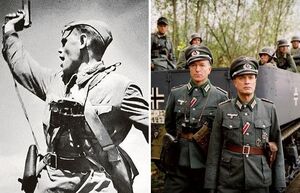 Почему в Красной армии офицеры носили кобуру справа, а в вермахте - слева