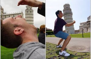 12 фото о том, что у Пизанской башни никогда не бывает скучно