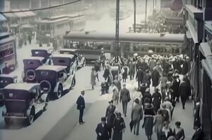 Посмотрите, что творилось на дорогах 100 лет назад: уникальные кадры