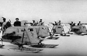 Боевые аэросани – советский внедорожник на лыжах