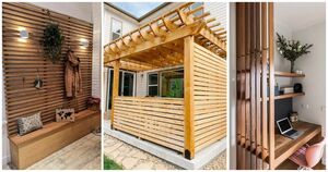 Казалось бы, простые деревянные рейки, а как украшают интерьер и дома и дачного участка