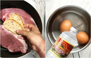 Зачем класть хлеб на сковороду с мясом, а уксус – добавлять в яйца: 7 кухонных советов