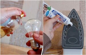 Зачем брызгать духи на лампочку и наносить зубную пасту на подошву утюга: 8 лайфхаков, которые точно пригодятся