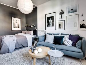 7 эффектных и эффективных способов организовать спальное место в гостиной