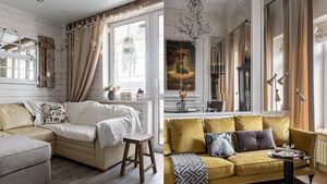 Как оформить стену за диваном? 7 потрясающих дизайнерских примеров с зеркалом