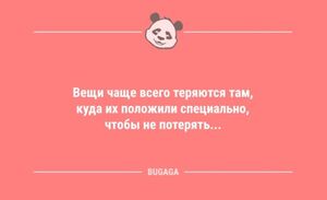 Анекдоты свежие, прикольные: «Вещи чаще всего теряются там,…» (7 фото)