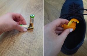 Для чего подбрасывать батарейки, а мандариновые корки класть в обувь - бытовые хитрости на все случаи жизни