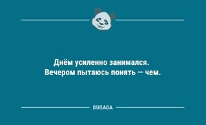 Анекдотов пост: «Днём усиленно занимался…» (10 шт)
