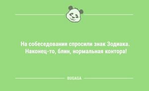 Свежий сборник анекдотов: «На собеседовании спросили знак Зодиака…» (13 шт)