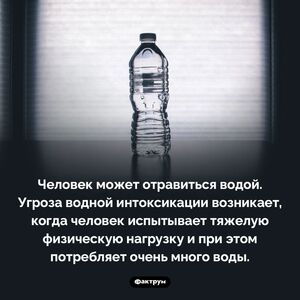 Что такое «водная интоксикация»