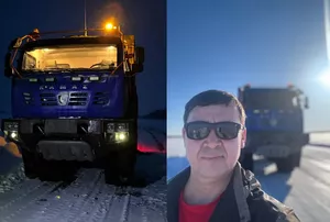 Российский грузовик-вездеход успешно прошел 3300-километровый маршрут в Арктике