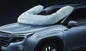 Subaru представила внешнюю подушку безопасности для защиты велосипедистов