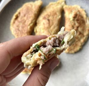 Чебуреки из кабачка! Низкокалорийное блюдо. Идеально для тех, кто следит за фигурой и питанием