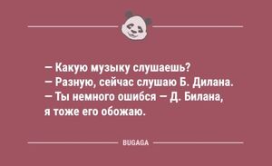 Анекдоты и шутки: «Какую музыку слушаешь?» (12 фото)