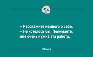 Анекдотов пост: «Расскажите немного о себе…» (16 фото)