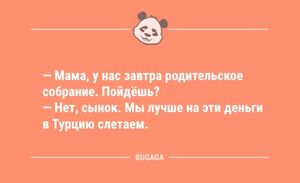 Шутки и анекдоты для улыбки: «Мама, у нас завтра родительское собрание…» (12 шт)