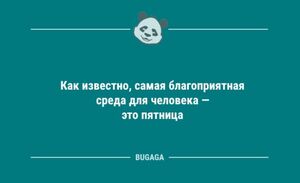 Анекдоты в середине недели: «Как известно, самая благоприятная среда для человека…» (10 фото)