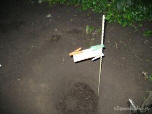 Простое приспособление для посадки саженцев плодовых деревьев