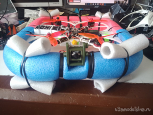 Установка FPV видеокамеры с передатчиком на квадрокоптер НУДЛ