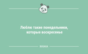 Шутки и анекдоты для всех: «Люблю такие понедельники…» (9 шт)
