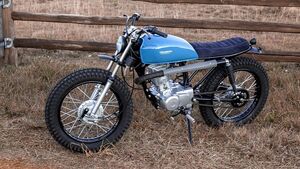 Honda CG125 из хлама превратилась в стильный кастомный скрэмблер