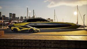 Lamborghini и Tecnomar представили роскошную яхту на 101 фут